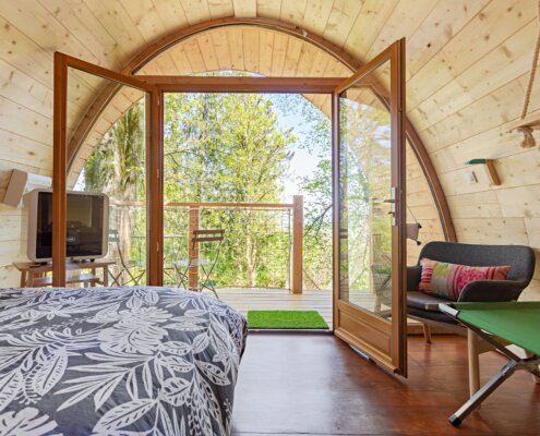 Intérieur d'une Astrabane perchée