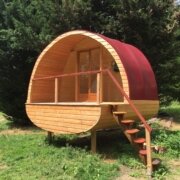 cabane-bois-toile cabane en bois avec toile